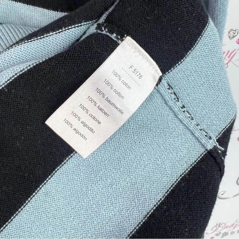 Lacoste V-Neck Sweater striped stripes long sleeve preppy stretchy logo